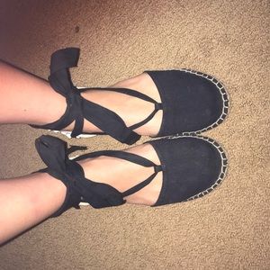 lace up espadrilles
